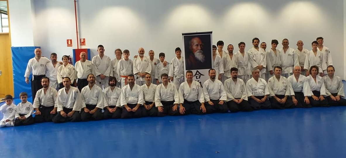 foto grupo curso aikido bokken Aurelio